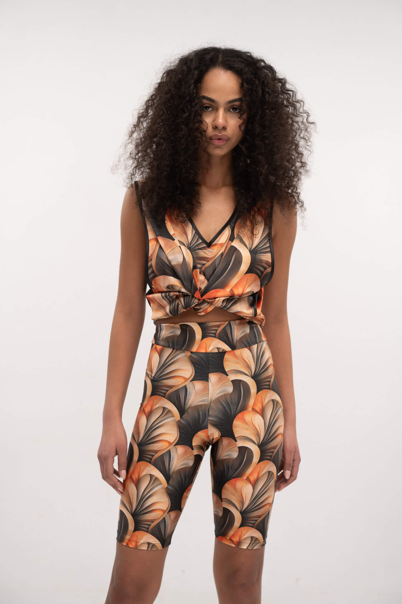 biker shorts coral sand typelove 1046