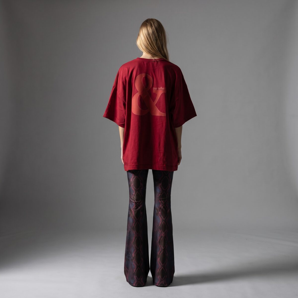 And So What? Graphic T-Shirt Burgundy
